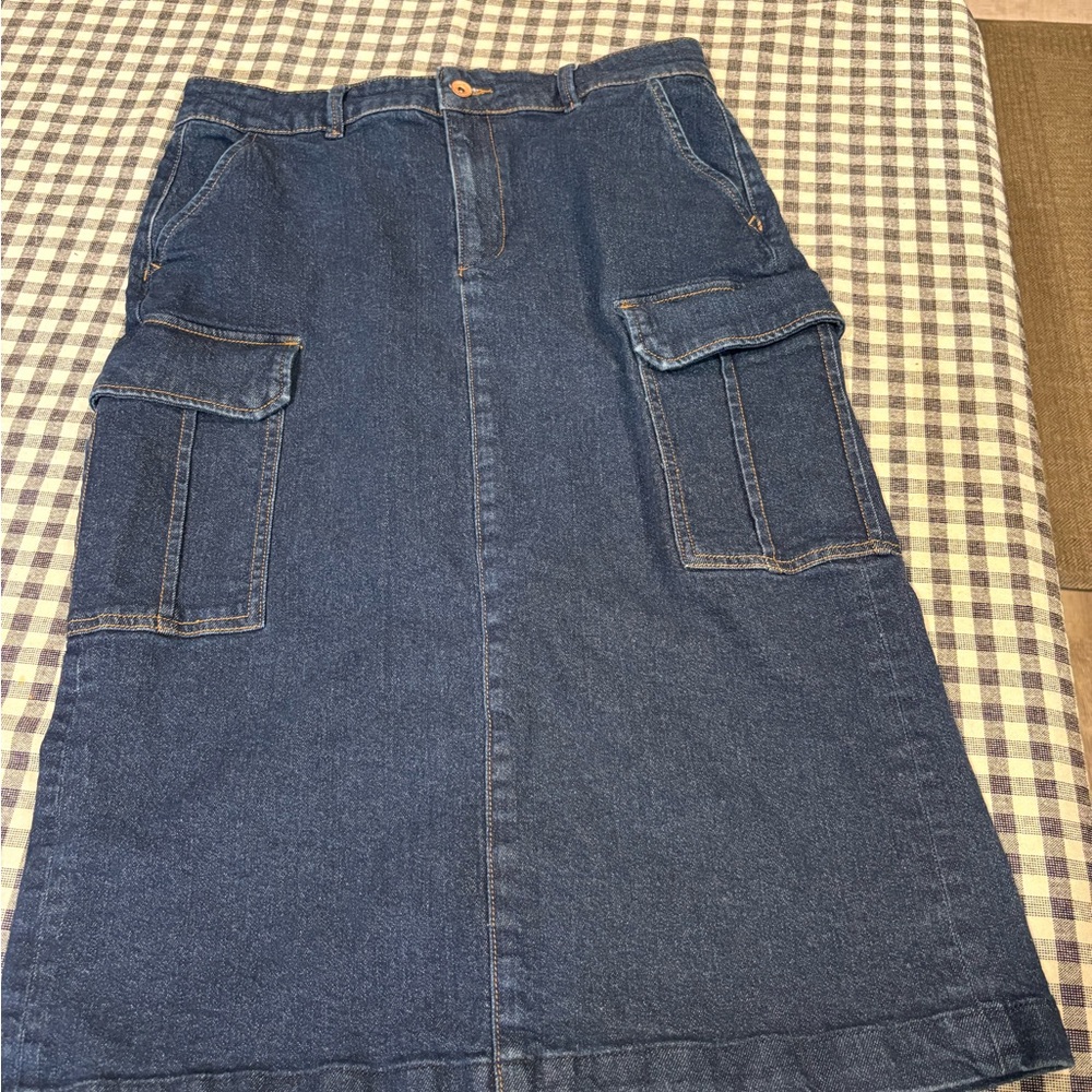 Sanctuary Blue Denim Skirt